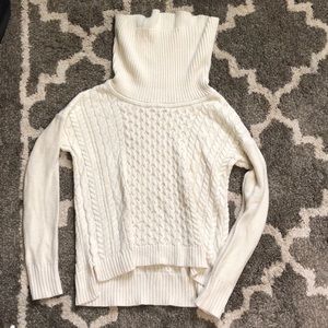 Off White cowl neck sweater